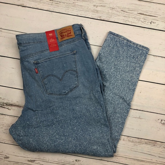 Levi's Denim - Levi’s 711 Skinny Ankle Jeans Size 24W Acid Wash